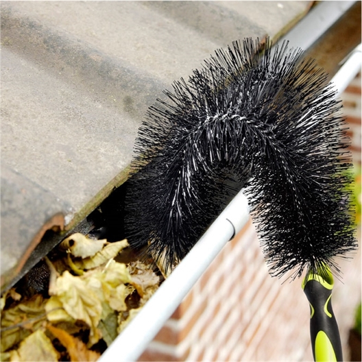 Brosse De Protection Pour Gouttière Gutterglove - 11 Pouces, Vert, Plastique, Neuf, Anti-feuilles