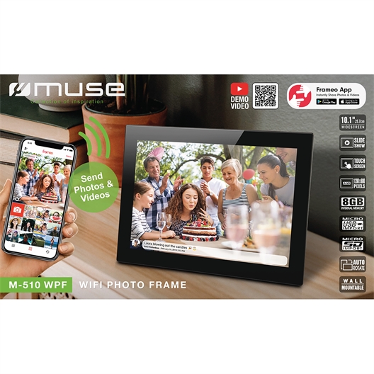 Cadre wifi partage photos instantanées Muse
