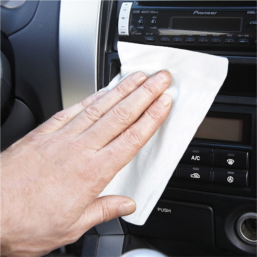 20 lingettes nettoyantes vitres ou plastiques
