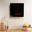 Horloge LED rouge