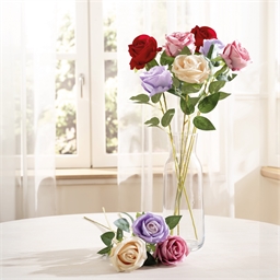 Rose artificielle Rouge