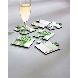 Dessous de verre puzzle 100 euros
