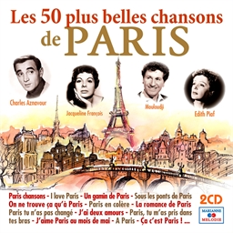 2 CD : 50 plus belles chansons de Paris