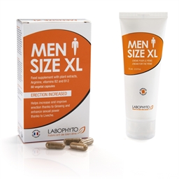 Men size XL - 60 gélules ou crème 75 ml