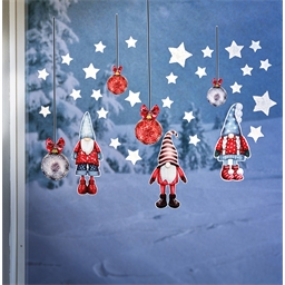 Stickers fenêtre lutins