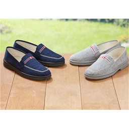 Lot de 2 paires de chaussures Gris + marine