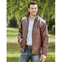 Manteau patchwork Marron