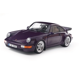 Porsche 911 turbo violet blue 1990