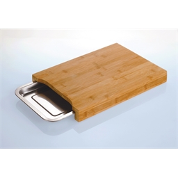 Planche avec bac inox coulissant