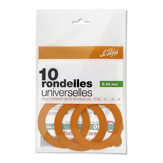 Sachet de 10 rondelles pour bocal