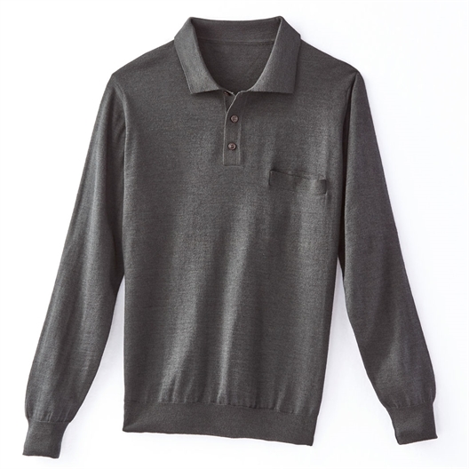 Pull col polo 3 coloris
