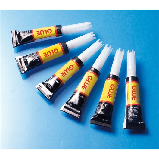 6 tubes de colle
