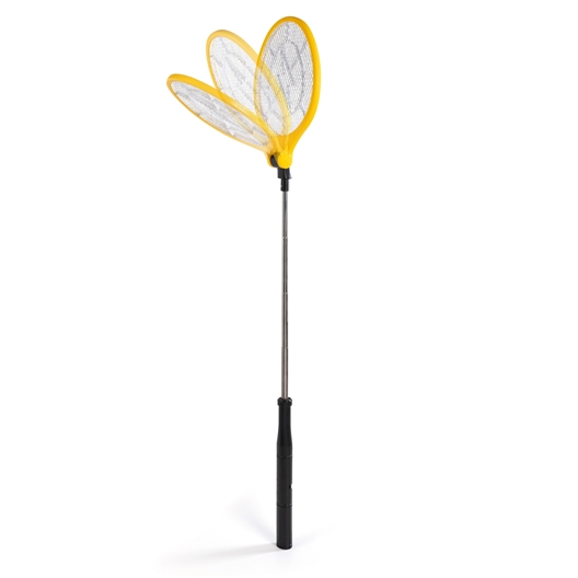Raquette anti-insectes télescopique