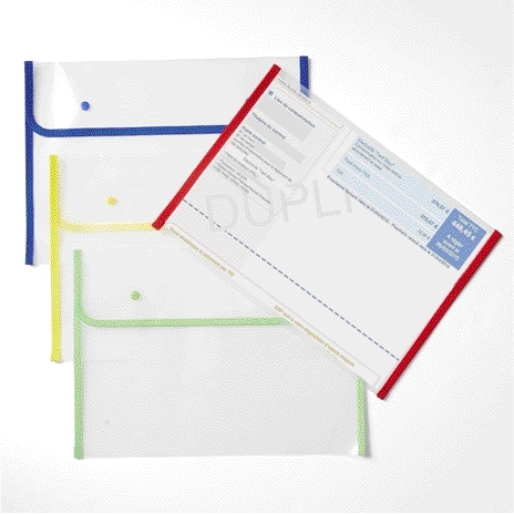 Lot de 4 pochettes documents
