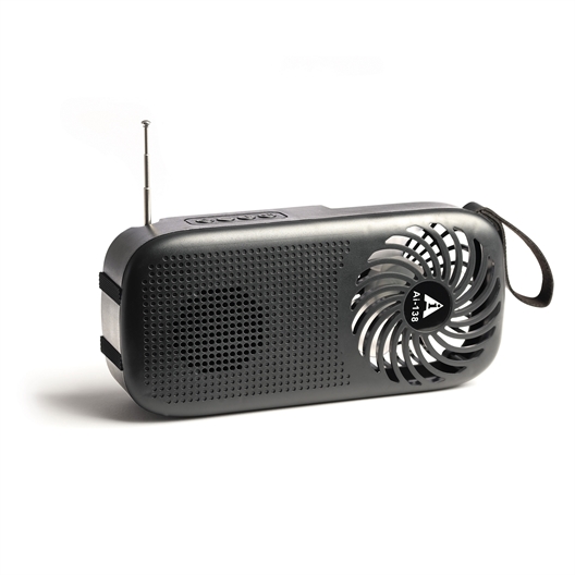 Radio de poche et ventilateur