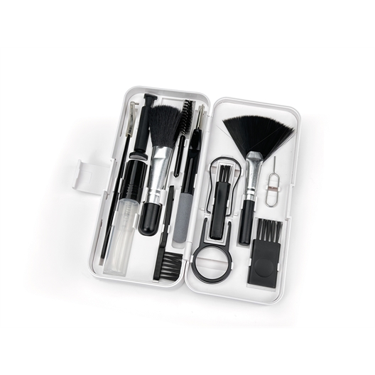 Kit nettoyage appareils électroniques - 18 pièces