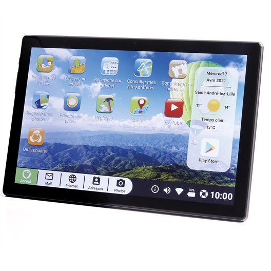 HUAYIJIE Tablettes Coque Pour Tablette Ordissimo 10,1" Celia Coque Etui Housse Support Case Cover LH