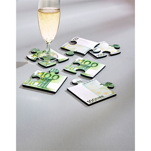 24 dessous de verre puzzle 100 euros