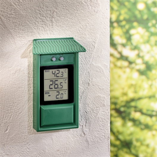 Thermomètre cabane mini/maxi
