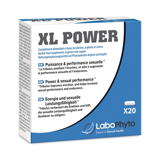 20 gélules XL Power - Erection / performances