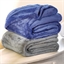 Plaid confort polaire bleu
